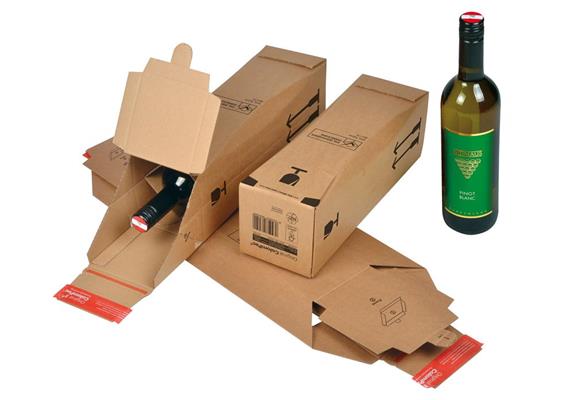 Flaschen Versandverpackungen - 362 × 115 × 115 mm